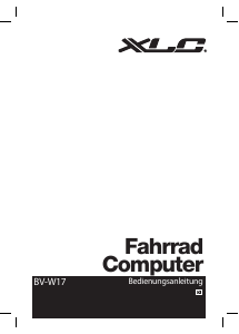 Bedienungsanleitung XLC BV-W17 Fahrradcomputer