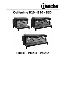 Manual Bartscher Coffeeline B10 Espresso Machine