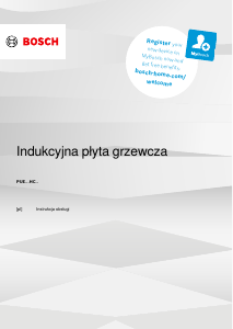 Instrukcja Bosch PUE611HC1E Płyta do zabudowy