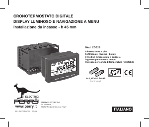 Manuale Perry DECRNN056 Termostato