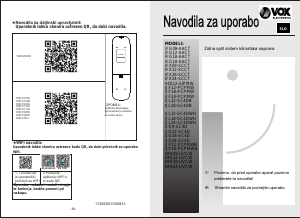 Priročnik Vox IMA24-UVCW Klimatska naprava