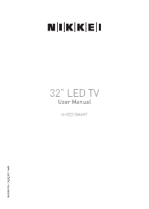 Bedienungsanleitung Nikkei NH3221SMART LED fernseher