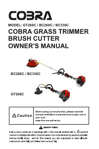 Manual Cobra BC330C Brush Cutter
