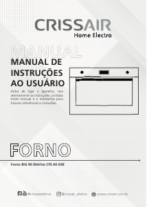 Manual Crissair CFE 60 G5E BIG 90 Forno
