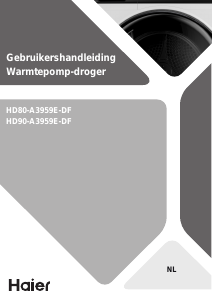 Handleiding Haier HD90-A3959E-DF Wasdroger