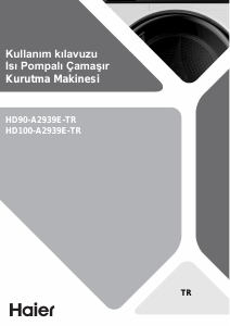 Kullanım kılavuzu Haier HD100-A2939E-TR Kurutma makinesi