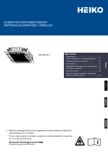 Instrukcja Heiko CA100-A1 Klimatyzator
