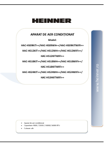 Manual Heinner HAC-HS24KITWIFI++ Aer condiționat