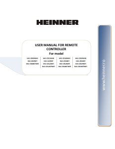 Handleiding Heinner HAC-CR12KITWIFI Airconditioner