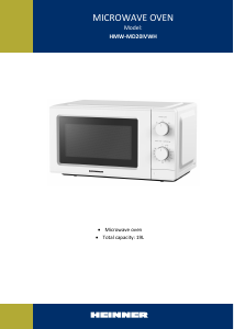 Manual Heinner HMW-MD20IVWH Cuptor cu microunde