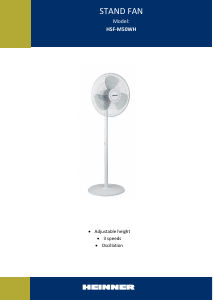 Manual Heinner HSF-M50WH Ventilator