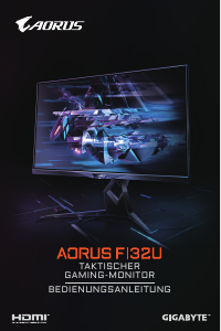 Bedienungsanleitung AORUS FI32U LED monitor