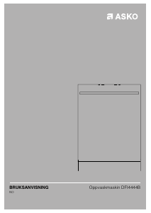 Bruksanvisning Asko DFI4444B/1 Oppvaskmaskin