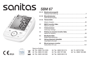 Használati útmutató Sanitas SBM 67 Vérnyomásmérő