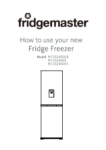 Manual Fridgemaster MC55240DES Fridge-Freezer