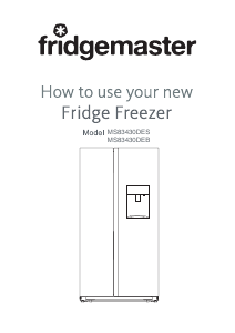 Manual Fridgemaster MS83430DEB Fridge-Freezer