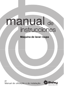 Manual Balay 3TI771BC Máquina de lavar roupa
