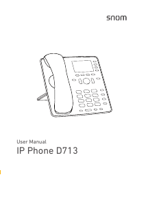 Manual Snom D713 IP Phone