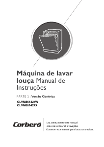 Bedienungsanleitung Corberó CLVM861424X Geschirrspüler