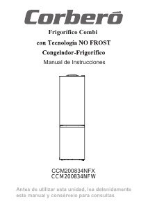 Manual Corberó CCM200834NFX Fridge-Freezer