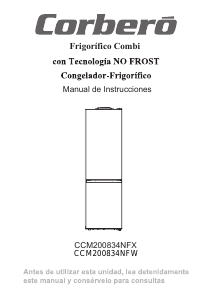 Handleiding Corberó CCM200834NFW Koel-vries combinatie