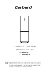 Handleiding Corberó CCM18824NFX Koel-vries combinatie