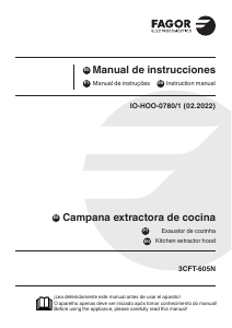 Manual Fagor 3CFT-605N Cooker Hood