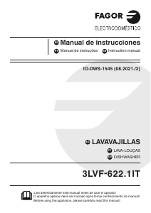 Manual de uso Fagor 3LVF-622.1IT Lavavajillas