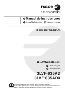 Manual de uso Fagor 3LVF-635ADX Lavavajillas