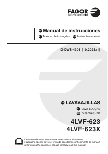 Manual de uso Fagor 4LVF-623 Lavavajillas