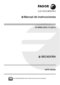 Manual de uso Fagor 4SFE-980BE Secadora