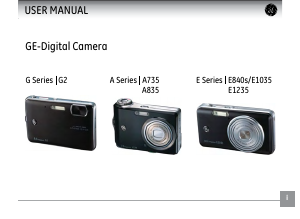 Manual GE A835 Digital Camera