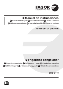 Handleiding Fagor 3FIC-5440 Koel-vries combinatie