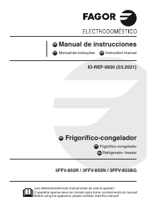 Manual Fagor 3FFV-855BG Frigorífico