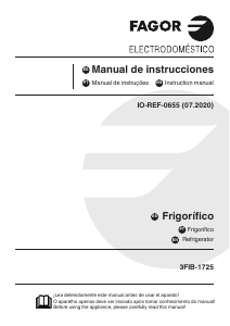 Manual Fagor 3FIB-1725 Frigorífico