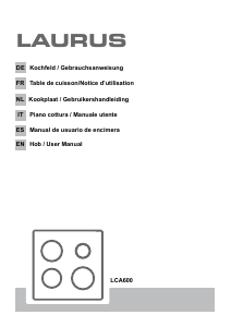 Handleiding Laurus LCA600 Kookplaat