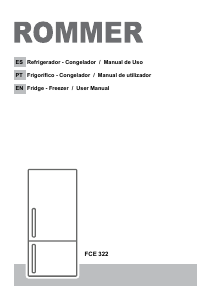 Handleiding Rommer FCE 322 Koel-vries combinatie