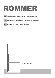 Manual de uso Rommer FCVD 460 MF Frigorífico combinado