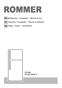 Manual de uso Rommer FE 290 Frigorífico combinado