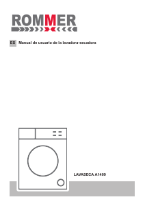 Manual de uso Rommer Lavaseca A1409 Lavasecadora