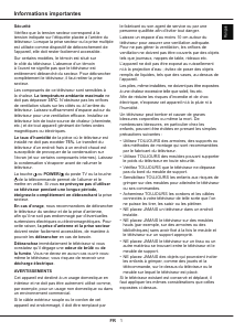 Mode d’emploi TCL 58P69B Téléviseur LED