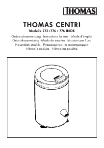 Mode d’emploi Thomas 776 Centri Lave-linge