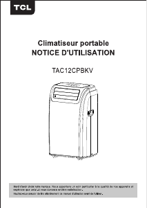 Mode d’emploi TCL TAC12CPBKV Climatiseur
