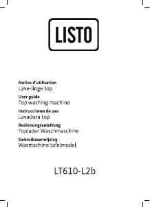 Handleiding Listo LT 610-L2b Wasmachine