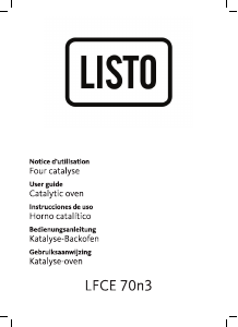 Bedienungsanleitung Listo LFCE 70n3 Backofen