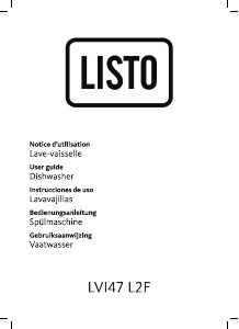 Mode d’emploi Listo LVI 47-L2f Lave-vaisselle