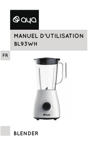 Manual AYA BL93WH Blender