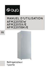 Manual AYA AFM2205X/E Fridge-Freezer