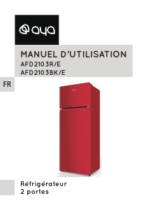 Manual AYA AFD2103R/E Fridge-Freezer