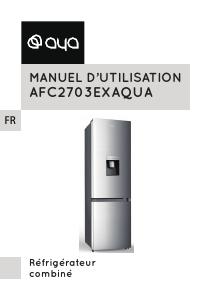 Manual AYA AFC2703EXAQUA Fridge-Freezer